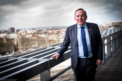 Pierre Gataz, president du MEDEF assiste a la Grande Tribune du MEDEF 31 a l'espace Vanel a Toulouse, FRANCE - 02/04/2015.