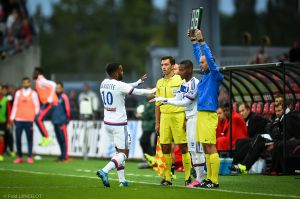 Guoingamp : 2ème journée du championnat de France de football de ligue 1 entre le l'En Avant Guingamp et l'Olympique Lyonnais